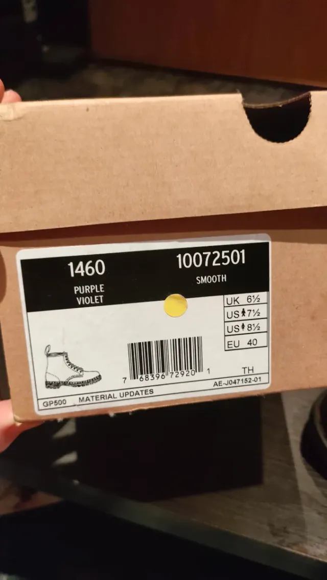Botas Dr. Martens violeta talla 40