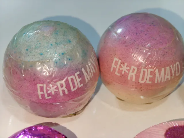 Lote 5 bombas de baño Flor de Mayo