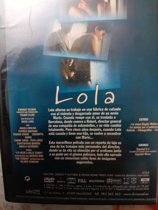 DVD Lola Bigas Luna Español