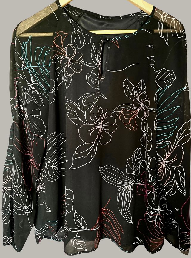 NUOVA Blusa nera soffice