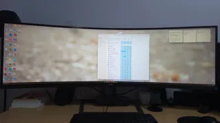 Monitor Curvo Philips 499P9 Negro