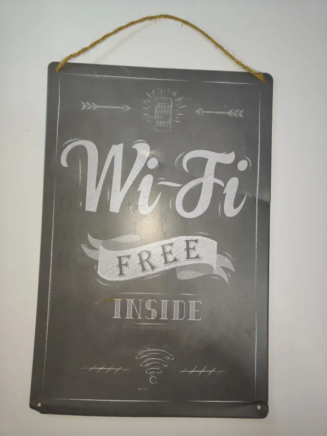 Placa Wifi Free Inside Metal Colgador
