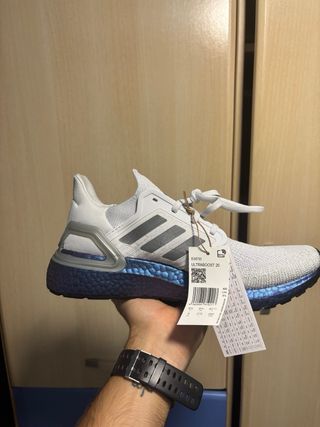 Adidas Ultraboost Talla 42 2/3 Azul Blanco