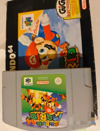 Super Mario 64 N64 nintendo pal retro game