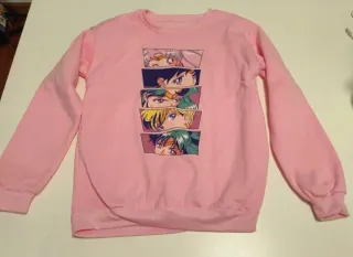 Sudadera Sailor Moon rosa