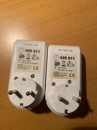 2 Enchufes Programador Legrand