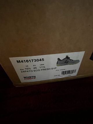 Zapato de seguridad Wurth Talla 45