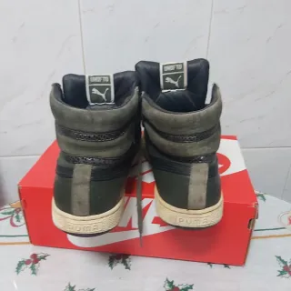 Zapatillas Puma T43 Verde Militar