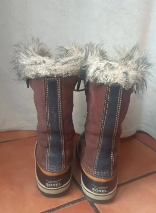 Botas de invierno con cordones y pelo