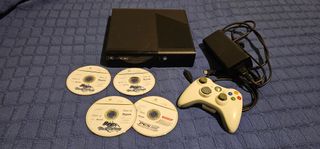 Xbox 360 Clásica 500gb Blue Dragon y PES 2008