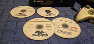 Xbox 360 Clásica 500gb Blue Dragon y PES 2008