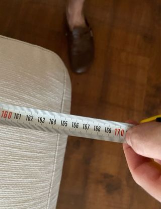 Sofá modular beige y negro