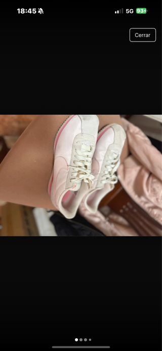 Zapatillas Nike Rosas y Blancas