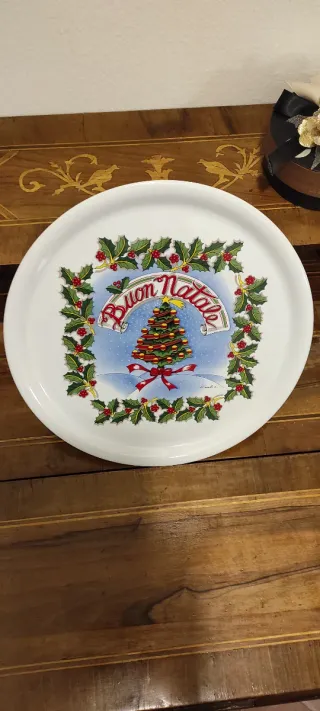 Piatto da Panettone Buon Natale