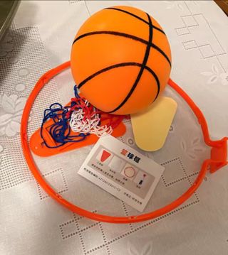 Canasta y Balón Silencioso 18cm sin daño