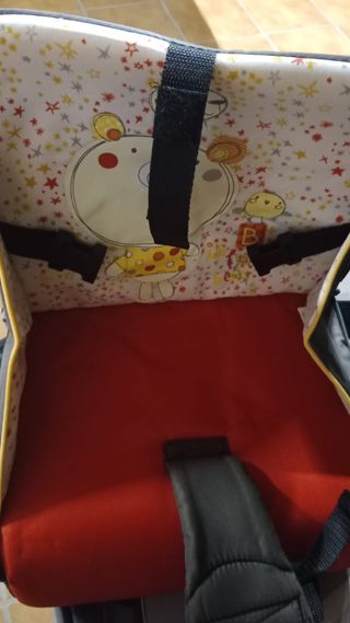 Trona de viaje portátil tipo bolso