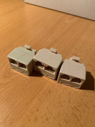 Adaptadores Telefónicos Dobles (3uds)