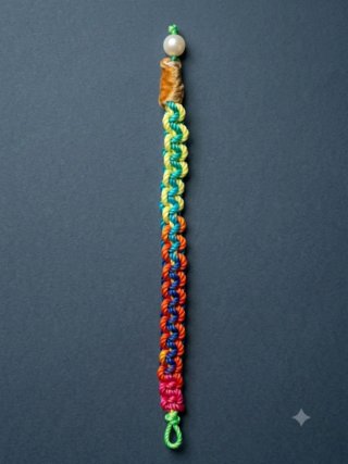 Pulseras artesanales de hilo se enseña a hacer