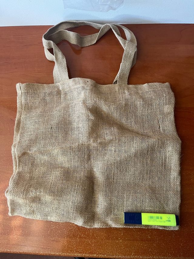 Bolsa de tela de yute