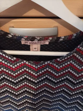 Vestido ANNAFIELD Talla M Zigzag