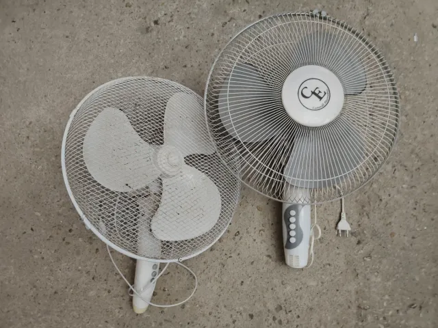 Diferentes ventiladores de pie y pared pregunta