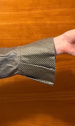 Camisa Adolfo Dominguez Raya Gris/Blanca