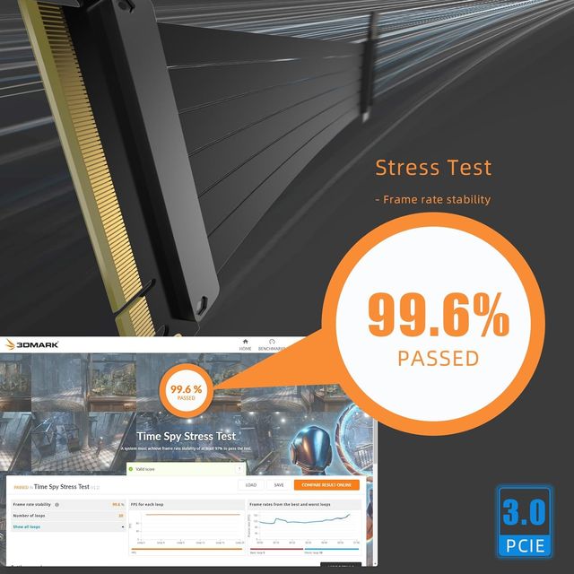 ✨ - Cabo de riser GLOTRENDS 200mm PCIe 3.0 X16 (0->9