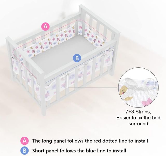 ✨ - Protetor de Berço, Pára-Choques Berço