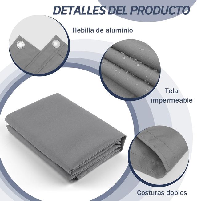 ✨ - Ecrã Privacidade, Varanda, 75x600cm PES, Prote