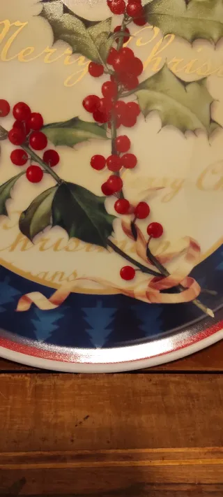 Piatto Tognana Natale Porcellana