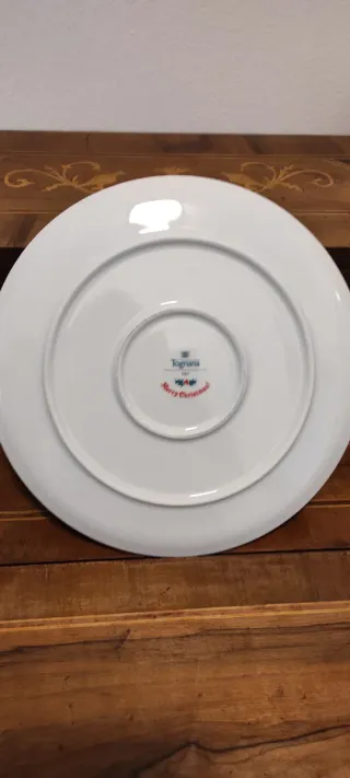 Piatto Tognana Natale Porcellana