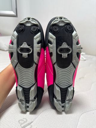 Zapatillas Ciclismo/Spinning Mujer Rosa Talla 38