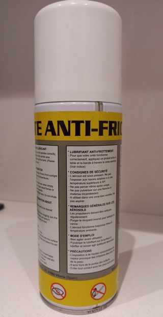 Lubricante Anti-Fricción Spray BH Fitness 400ml.