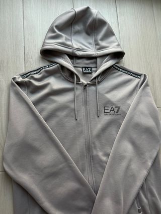 Conjunto Deportivo EA Emporio Armani Gris y Azul.