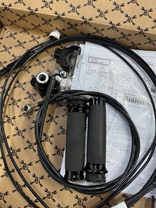 Manillar y cableado cuelgamonos 18”