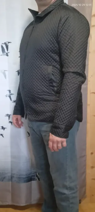 Chaqueta acolchada negra