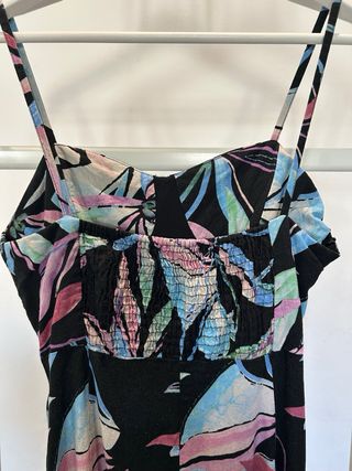 Vestido midi tirantes estampado floral