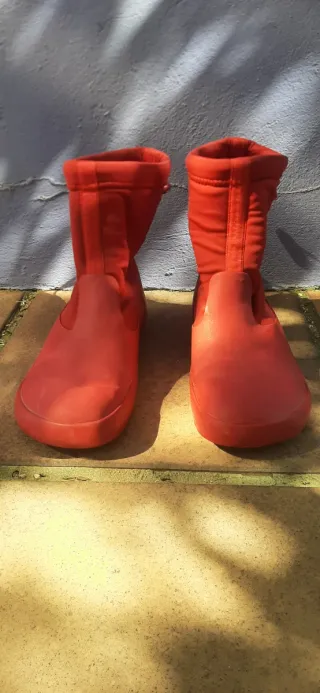 Botas impermeables rojas camper