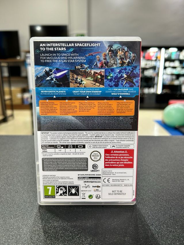 N.SWITCH GAME STARLINK + FIGURA