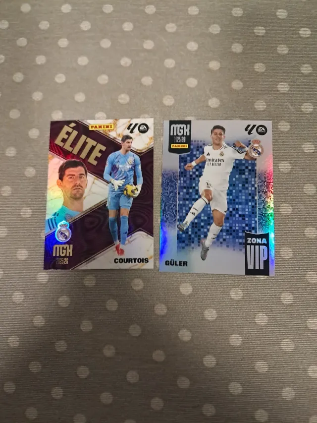 Cards MGK Courtois y Guler