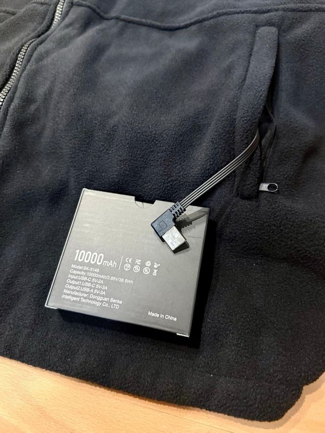 Chaleco Calefactable Hombre XL + Batería 10000