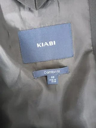 Traje negro hombre talla grande y corbata