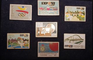 Lote 6 Pines EXPO 92 Sevilla + 1 Barcelona '92