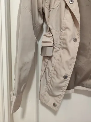 Parka beige mujer