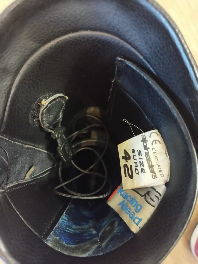 Botas de Moto Alpinestars Negras Svx