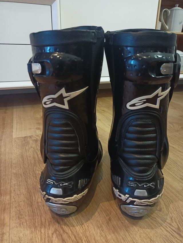 Botas de Moto Alpinestars Negras Svx