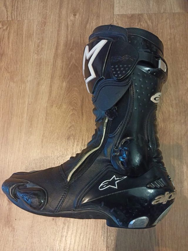 Botas de Moto Alpinestars Negras Svx