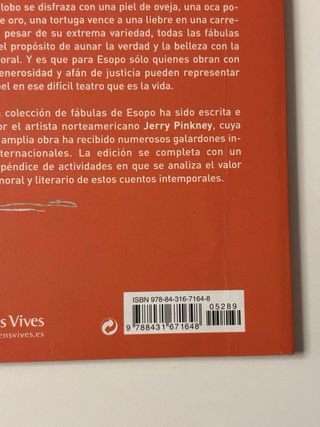 Libro Fabulas De Esopo Español (Cucaña)
