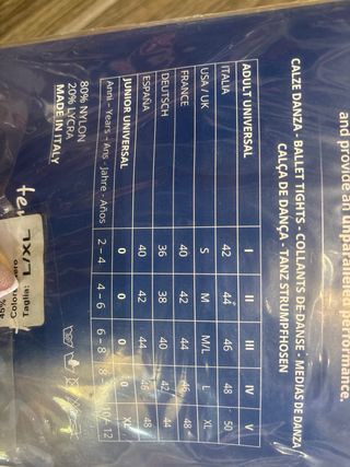 Collant rete danza Tendanse Svetlana