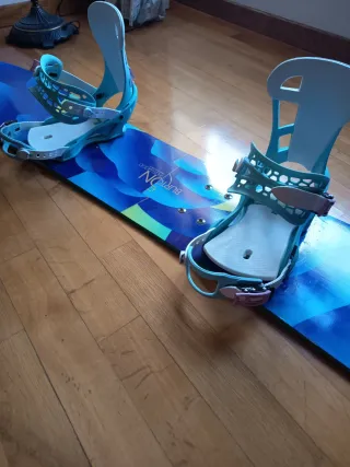 Tabla Snowboard Burton V-Flying + Fijaciones